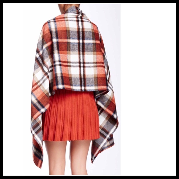 LUXE CAPE BLANKET PONCHO WRAP A2C - Picture 2 of 10